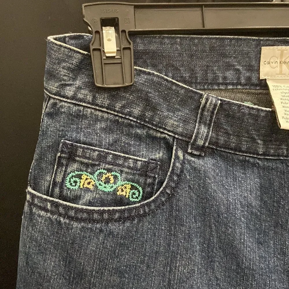 Calvin‎ Klein denim blue women Jeans